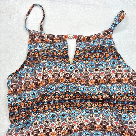 Miraclesuit Peephole Women’s Tankini Bathing Suit Top Nefertiti- Size 16 - Picture 6 of 12